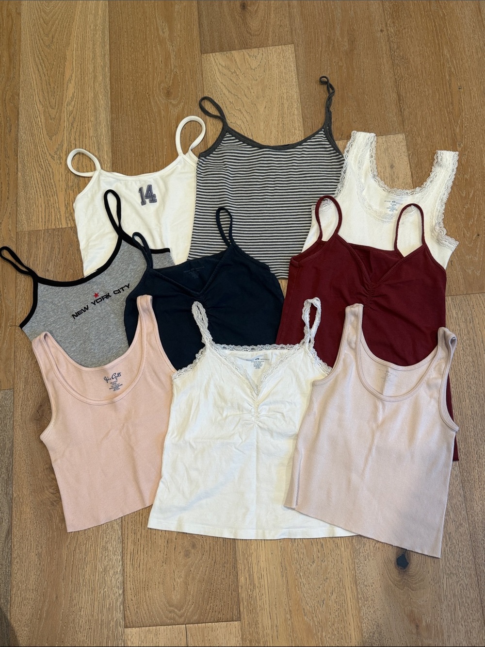 Assorted Brandy MelvilleTank Tops - bundle of 9 tops